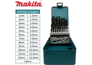 Bộ mũi khoan kim loại 1.0-13mm Hss-R Makita D-54097