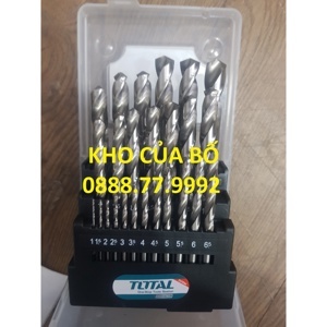 Bộ mũi khoan kim loại HSS 25 chi tiết Total TACSD0251