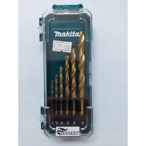 Bộ mũi khoan kim loại Hss-Tin  Makita D-72833 (6 chi tiết/bộ)