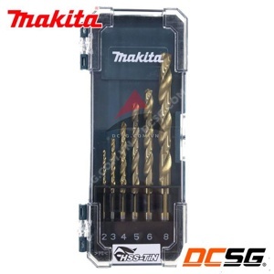 Bộ mũi khoan kim loại Hss-Tin  Makita D-72833 (6 chi tiết/bộ)
