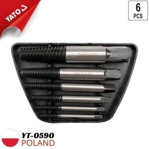 Bộ mũi khoan phá ốc vít hỏng 6 chi tiết Yato YT-0590