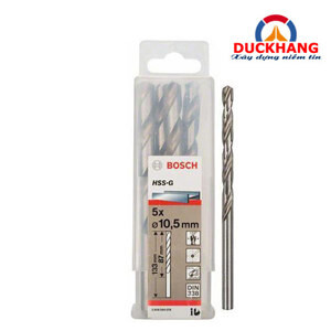 Bộ mũi khoan sắt 5 mũi HSS-G Bocsh 2608595077