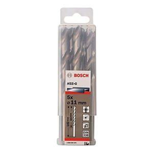 Bộ mũi khoan sắt 5 mũi HSS-G Bocsh 2608595079