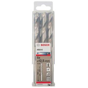 Bộ mũi khoan sắt 5 mũi HSS-G Bocsh 2608595082