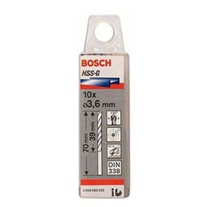 Bộ mũi khoan sắt HSS-G Bocsh 2608595332 - 10 mũi