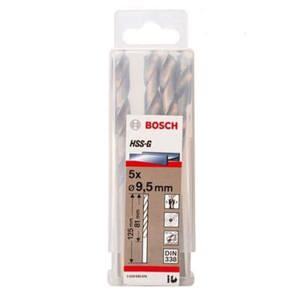 Bộ mũi khoan sắt HSS-G Bocsh 2608595076 - 9.5mm, 5 mũi