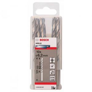 Bộ mũi khoan sắt HSS-G Bocsh 2608595063 - 10 mũi, 5.2mm