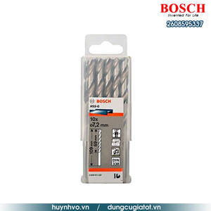 Bộ mũi khoan sắt HSS-G Bocsh 2608595337 - 10 mũi, 7.2mm