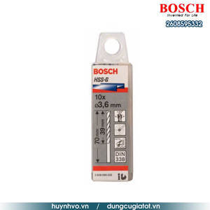 Bộ mũi khoan sắt HSS-G Bocsh 2608595332 - 10 mũi