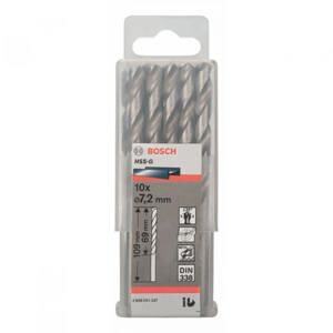 Bộ mũi khoan sắt HSS-G Bocsh 2608595337 - 10 mũi, 7.2mm