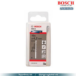 Bộ mũi khoan sắt HSS-G Bocsh 2608595060 - 10 mũi