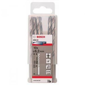 Bộ mũi khoan sắt HSS-G Bocsh 2608595065 - 10 mũi, 5.8mm