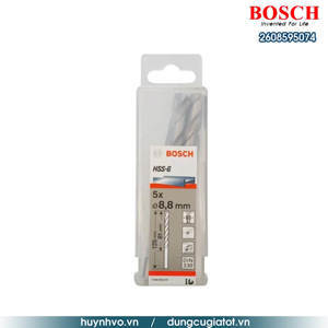 Bộ mũi khoan sắt HSS-G Bocsh 2608595074 - 5 mũi , 8.8mm