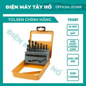 Bộ mũi khoan sắt Tolsen 75081