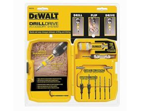 Bộ mũi khoan và đầu hít năm châm 12 món DeWalt DW2735P
