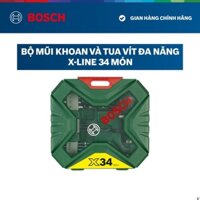 Bộ mũi khoan và vặn vít Bosch X-Line 34 món 2607010608 .