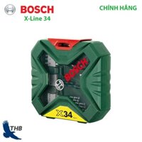 Bộ mũi khoan và vặn vít Bosch X-Line 34 món 2607010608