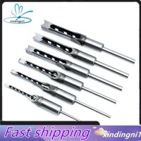 Bộ mũi khoan vuông chế biến gỗ Mũi khoan xoắn Mũi khoan đục lỗ Bộ công cụ Mũi khoan mở rộng xoắn ốc Mũi khoan