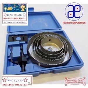 Bộ mũi khoét gỗ 8 chi tiết C-Mart A0110