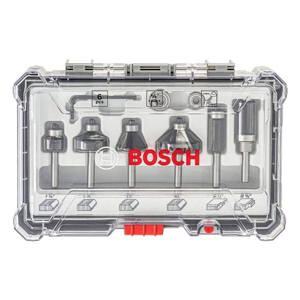 Bộ mũi phay cạnh 6 chi tiết dùng cho gỗ Bosch 2607017470