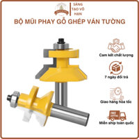Bộ mũi phay gỗ ghép ván tường, ván sàn 15_30MM Muwang