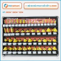 Bộ Mũi Phay Gỗ - Mũi Soi Gỗ, Điêu khắc họa tiết, cắt cạnh, tạo viền hoa văn đẹp mắt