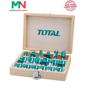 Bộ mũi phay gỗ Total TACSR2121 (12 chi tiết cốt 12mm)