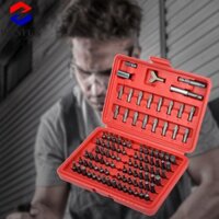 Bộ mũi tuốc nơ vít RADIANTEDGE 100 Cái / hộp, Bộ dụng cụ cầm tay sửa chữa chìa khóa lục giác an ninh, Chốt có rãnh ba cánh đa năng đa năng Bộ ổ cắm điện kỹ thuật