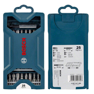 Bộ mũi vặn vít 25 chi tiết Bosch 2607017400