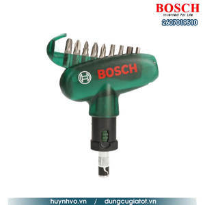Bộ mũi vặn vít cầm tay 10 chi tiết Bosch 2607019510