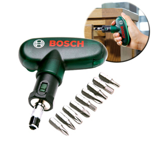 Bộ mũi vặn vít cầm tay 10 chi tiết Bosch 2607019510