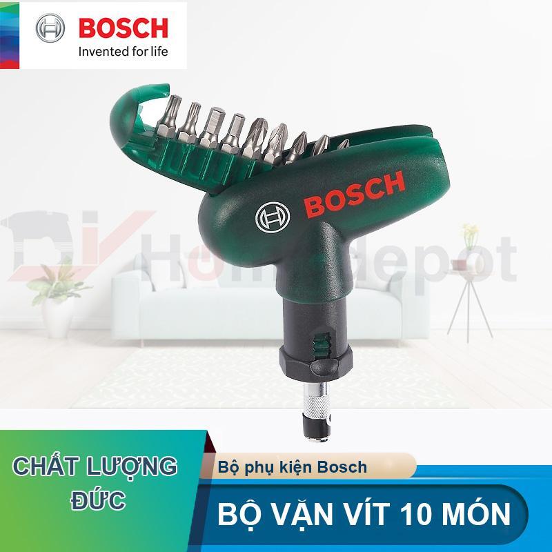 Bộ mũi vặn vít cầm tay 10 chi tiết Bosch 2607019510