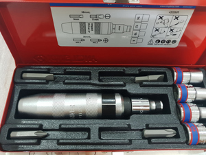 Bộ mũi vít 10 cái hệ mét Kingtony 4505MR 1/2inch