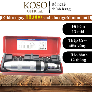 Bộ mũi vít 10 cái hệ mét Kingtony 4505MR 1/2inch