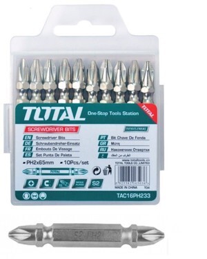 Bộ mũi vít 10 chi tiết Total TAC16PH233