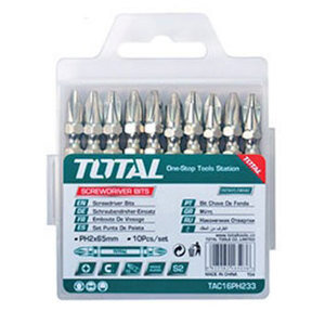 Bộ mũi vít 10 chi tiết Total TAC16PH233