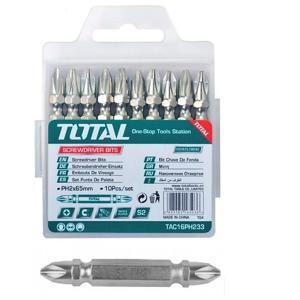 Bộ mũi vít 10 chi tiết Total TAC16PH233