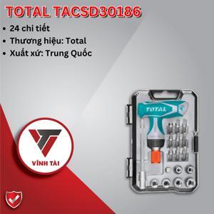 Bộ mũi vít 18 chi tiết Total TACSD30186