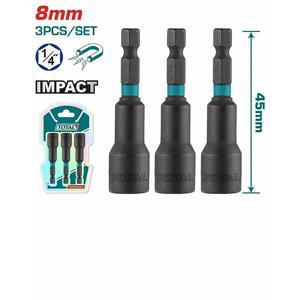 Bộ mũi vít bắn tôn 8mm Total TAC270832