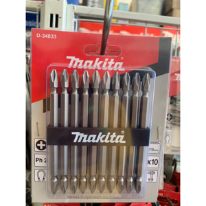 Bộ mũi vít hai đầu PH2 Makita D-34833
