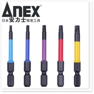 Bộ mũi vít sao lỗ 5 cái Anex ACTX5-65L