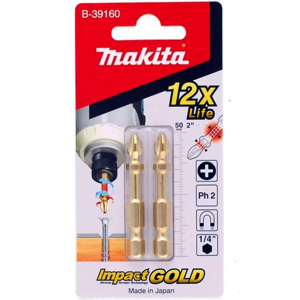 Bộ mũi vít Torsion 2 chi tiết Makita B-39160