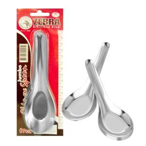 Bộ muỗng dài vỉ 6 chiếc Zebra No. 100001