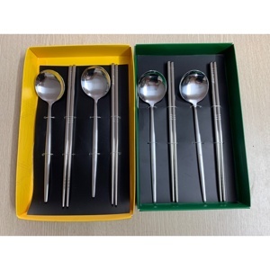 Bộ muỗng đũa inox cấp 8 món DCS-01