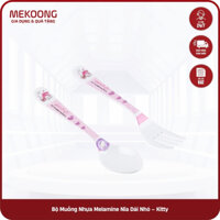 Bộ Muỗng Nhựa Melamine Nĩa Dài Nhỏ – Kitty