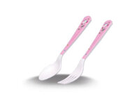 Bộ Muỗng Nhựa Melamine Nĩa Dài Nhỏ – Kitty