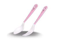 Bộ Muỗng Nhựa Melamine Nĩa Lớn – Kitty