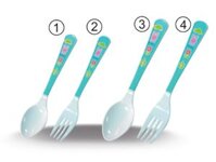 Bộ Muỗng Nhựa Melamine Nĩa Lớn Và Nhỏ – Rabbit