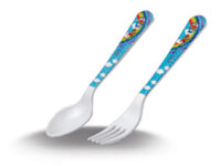 Bộ Muỗng Nhựa Melamine Nĩa Nhỏ Doreamon