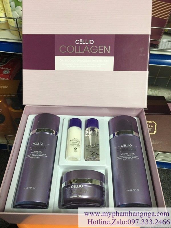 Bộ mỹ phẩm Collagen Cellio - 5 món